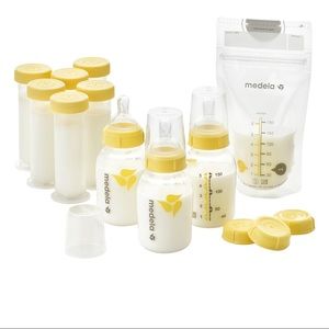 Medela Feeding Set (bottles, freezer bags)